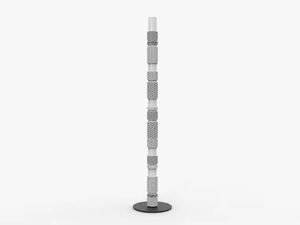 ZENOBIA TERRA - LED quarry floor lamp _ Made a Mano